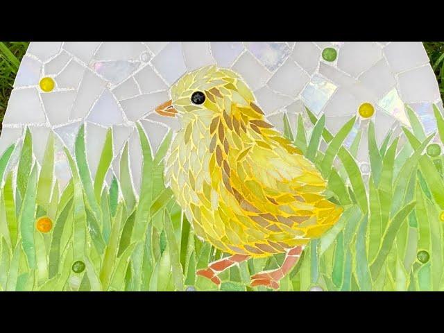 Ep. 44 LITTLE CHICK MOSAIC, Grouting & Prepping Two different Substrates!