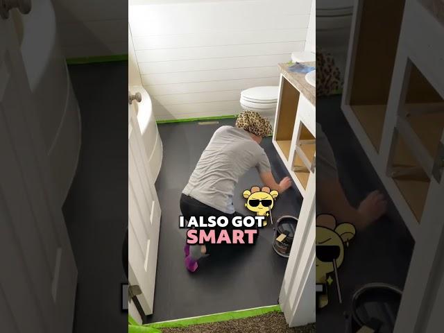 Vinyl Floor Painting DIY, Step by Step