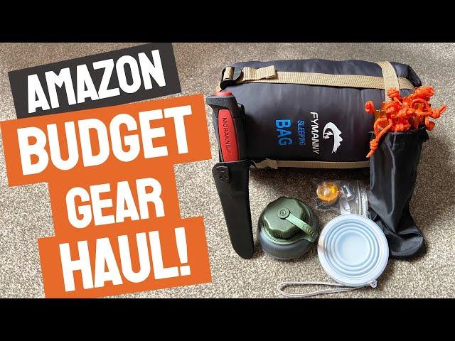 AMAZON HAUL! Budget wild camping and backpacking gear | Sleeping bag | Mora/Opinel knives