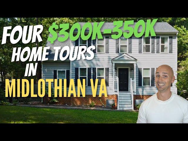 Tours Of 4 Homes In Midlothian Va Priced At $350K Or Less! | Affordable Homes In Midlothian VA