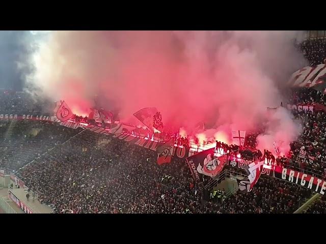 AC Milan Fans in Harmony: 'Sarà Perché Ti Amo' Echoes Through San Siro