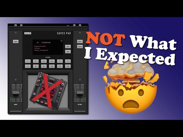 KORG KAOSS PAD VST Plugin | First Impressions