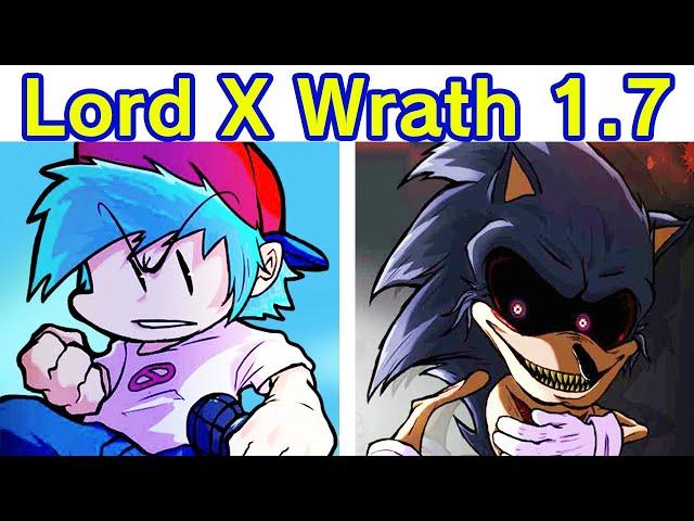 Friday Night Funkin' VS Lord X Wrath 1.7 FULL WEEK + Cutscenes | Sonic PC PORT (FNF Mod/Sonic.EXE)