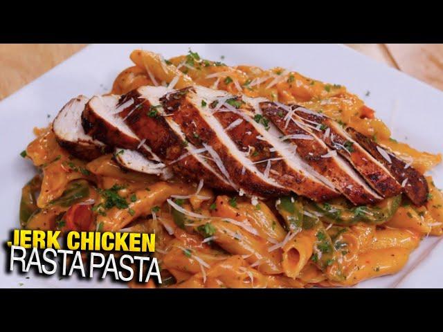 How To Make Jamaican JERK CHICKEN RASTA PASTA | Morris Time Cooking