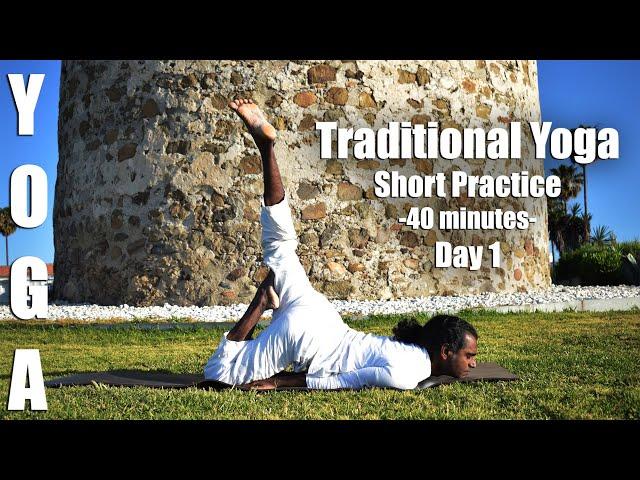 Traditional Yoga Day 1 | 40 minutes | Ajan Yogi