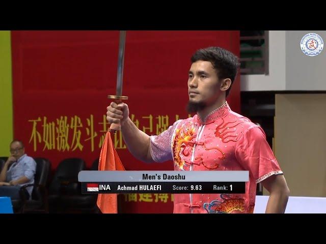 1st Taolu World Cup - Achmad Hulaefi (INA) - Men's Daoshu - 1st Place