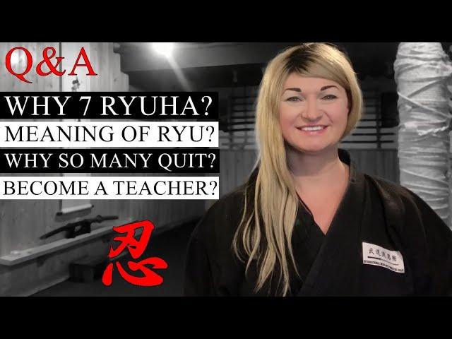 Budo Ryu Ninjutsu Q&A with Soke Anshu Christa Jacobson | Ninja Martial Arts Questions and Answers