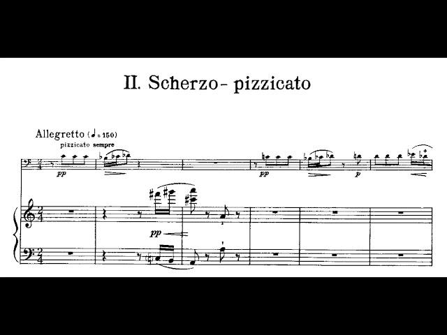 Benjamin Britten - Cello Sonata Op.65 (with score)