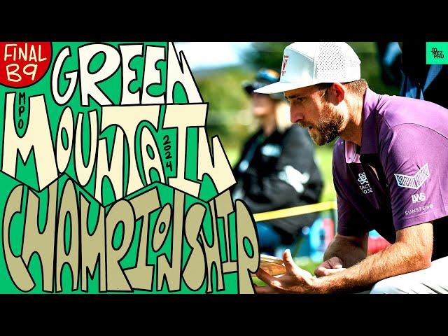 2024 Green Mountain Championship | MPO FINALB9 | Buhr, Anderson, Smith, Wysocki | Jomez Disc Golf