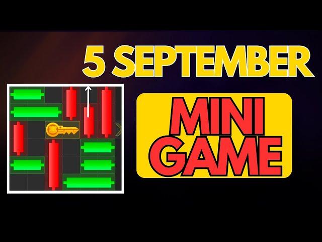 5 SEPTEMBER hamster kombat MINI GAME solved