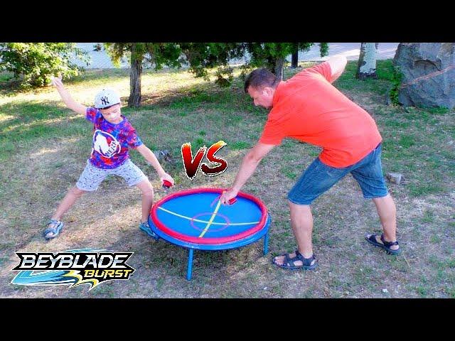 Rantaro vs Valt - Beyblade burst sparking Revolution AMV real life Battle