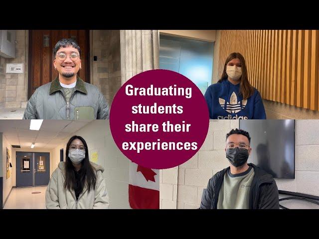 Graduating students from McMaster University share their experiences | Student Success, Student Life