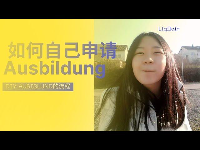 如何DIY申请德国双元制/DIY Ausbildung/德国双元制申请