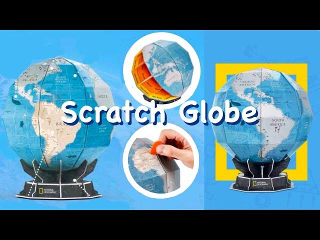 Scratch Globe | Earth | Solar System ASMR