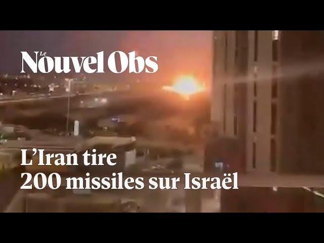 Israël, cible d'un tir massif de missiles en provenance d'Iran