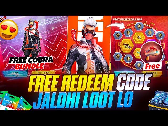 Free Redeem Code  Free Fire Redeem Code Today  2000₹/- Free Redeem Code #redeemcode