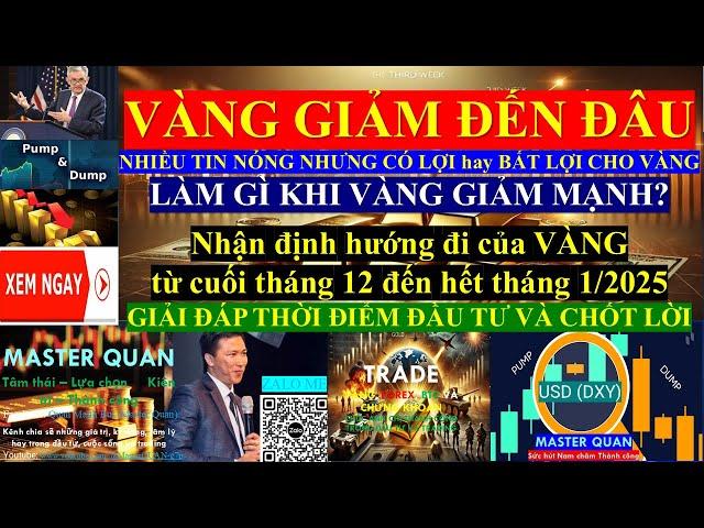 VÀNG giảm đến đâu - làm gì khi VÀNG GIẢM MẠNH #gold #giavanghomnay #fed #muavang #giavangthegioi