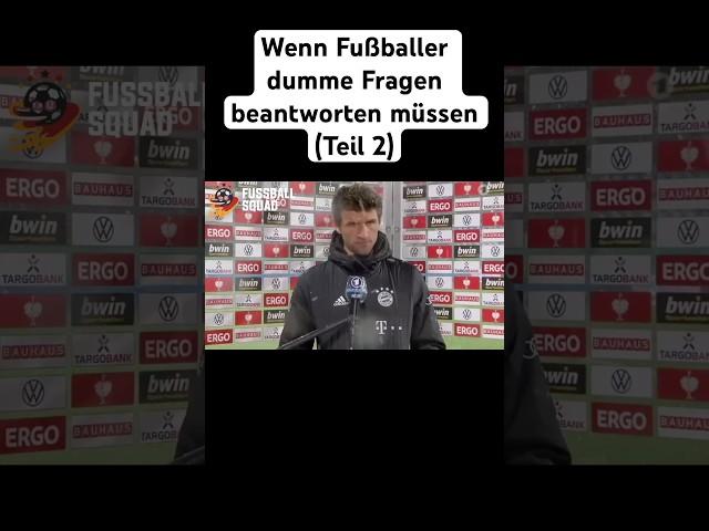 Wenn Fussballer dumme Fragen beantworten müssen (Teil 2) #klopp #kroos #müller #fussball #interview