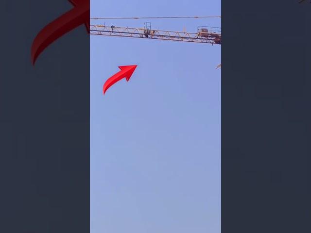 The most powerful tower crane in construction site ️ || Part - 2 || #shorts
