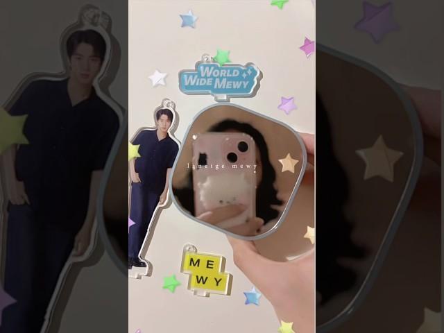 laneige mewy cushion first impression + bts jin acrylic #laneige #kbeauty #bts #jin