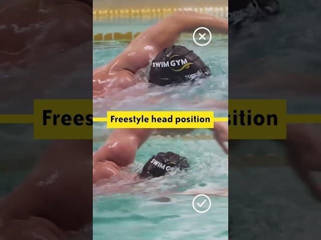 A common mistake in freestyle breathing is to lift your head out of the water when breathing in.