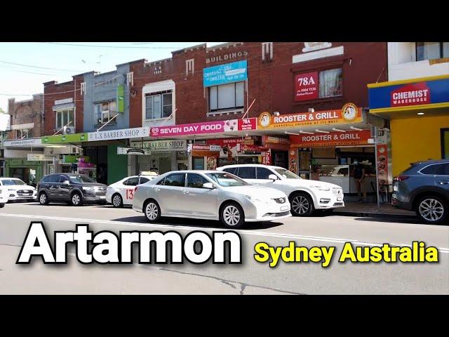 Walking to ARTARMON Shops & Train Station, Artarmon NSW, Sydney Australia