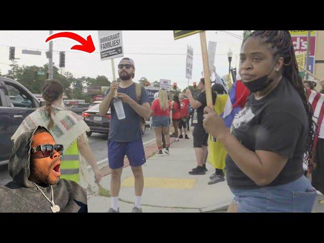Rapper Goes To The ICE Riot & Shoots A Music Video Taunting The Cops (Immigrant Anthem)