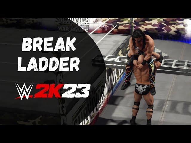 How to Break a Ladder in WWE 2k23 (Xbox, Playstation, PC)