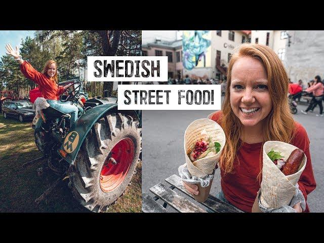 Trying Swedish STREET FOOD in Gothenburg! + Local Farmer Festival (Sweden)