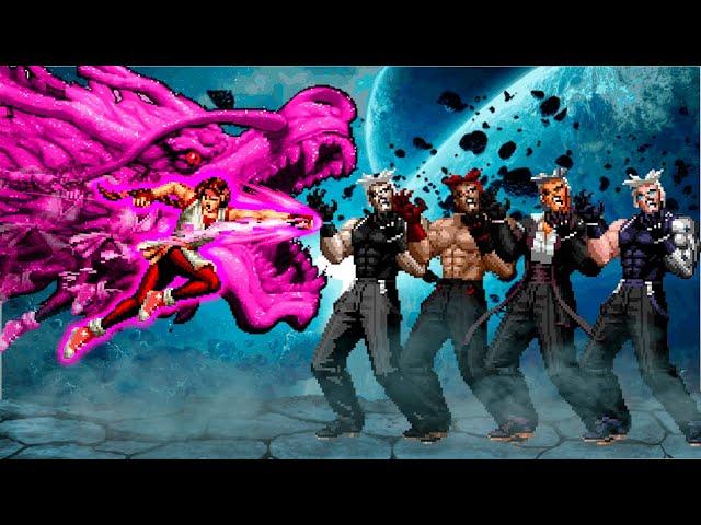 [KOF Mugen] Supreme Yuri vs Boss Rugal Team