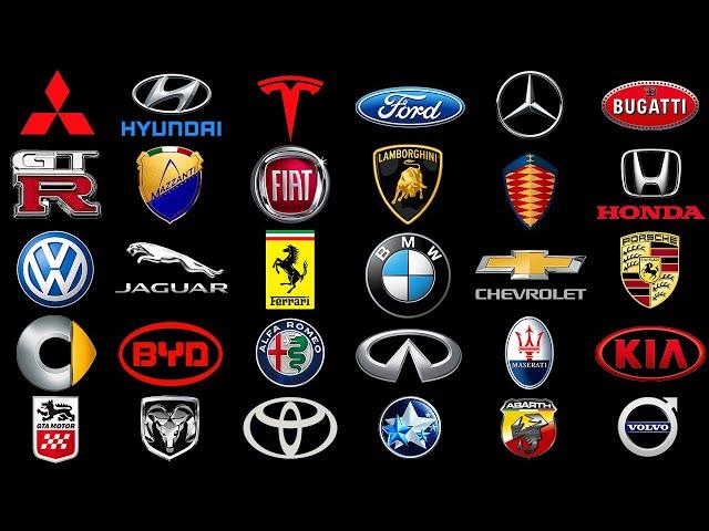 120 MAJOR CAR BRANDS OF SUPERCARS vs ELECTRIC VEHICLES vs LUXURY CARS vs SUVs