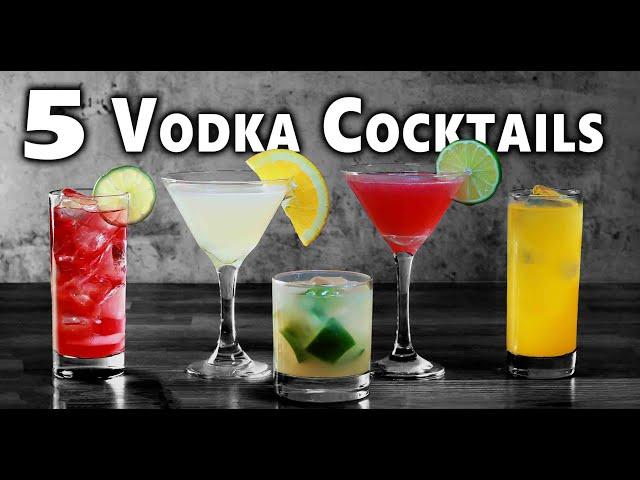 5 Easy Vodka Cocktails To Make At Home | Booze On The Rocks