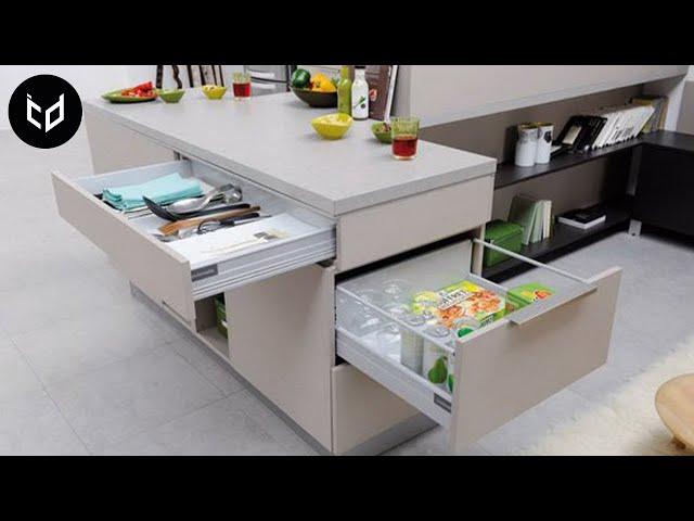 Fantastic Kitchen Design and Storage Ideas with Space Saving Smart Furniture