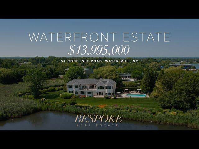 $13,995,000 Exceptional Waterfront Estate on Mecox Bay