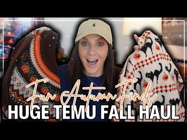 *FALL 2024* TEMU HAUL | Massive Dupe Find for CHEAP | Fall Clothing, Office Accessories, Jewelry