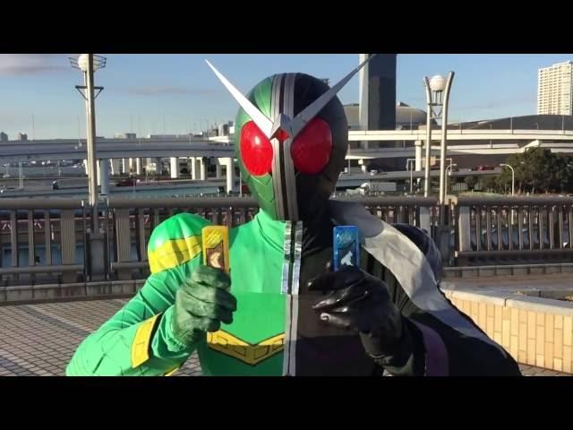 kamen rider w henshin in odaiba cosplay csm belt