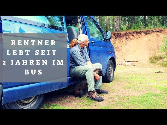 Rentner Peter lebt mit Hündin im VW Bus