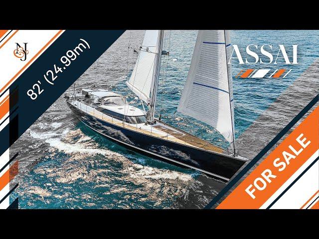 S/Y ASSAI for Sale | 82' (24.99m) Alia Sailing Yacht