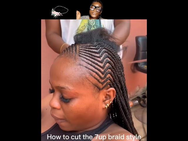 The secret of V cut revealed! #braids #cornrows #hairstyles