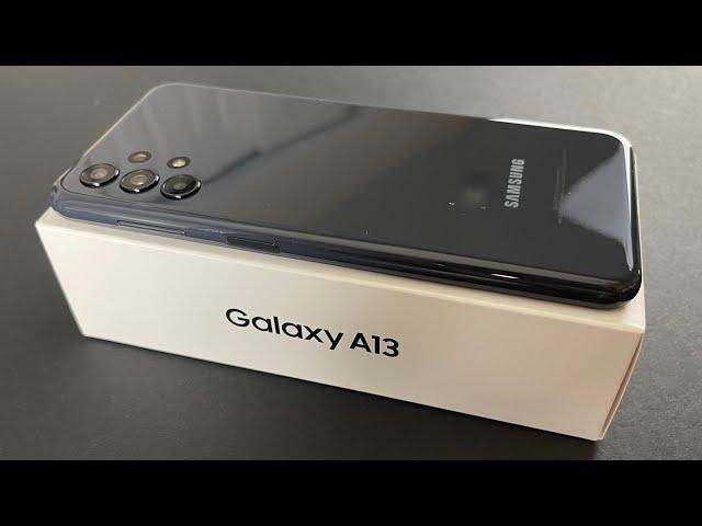 Unboxing SAMSUNG A13 - Black