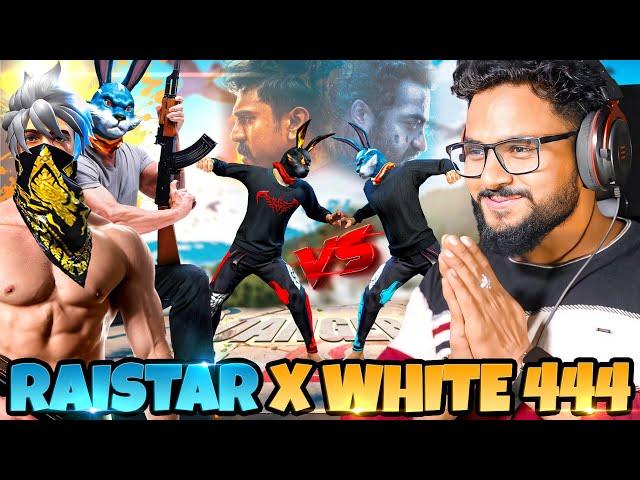 Raistar X White 444VS 3 Biggest Live Streamer  in BR Rank Open Challenge On Live आजा 1 Vs 50 में 