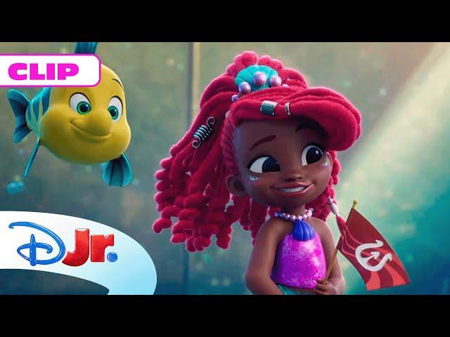 DISNEY JUNIOR ARIEL: Alzando la bandera ‍️ | @DisneyJuniorES