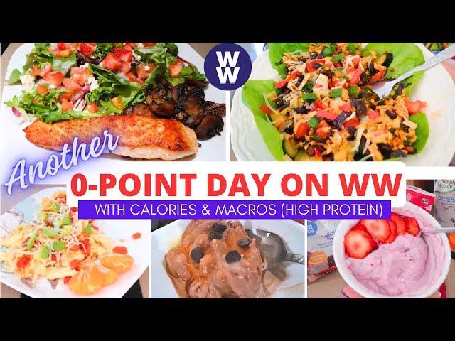 0-POINT MEALS | WHAT I EAT IN A DAY / FULL DAY OF EATING ON WW | HIGH PROTEIN | MACROS