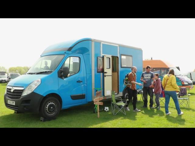 A British Gas Van Becomes the Perfect Family Camper - Luton Conversion From Quirky Campers