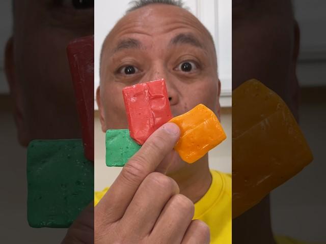  ASMR WARHEADS SOUR! TAFFY CANDY (3 TROPICAL FLAVORS) AND EATING SOUNDS  #asmr #shorts