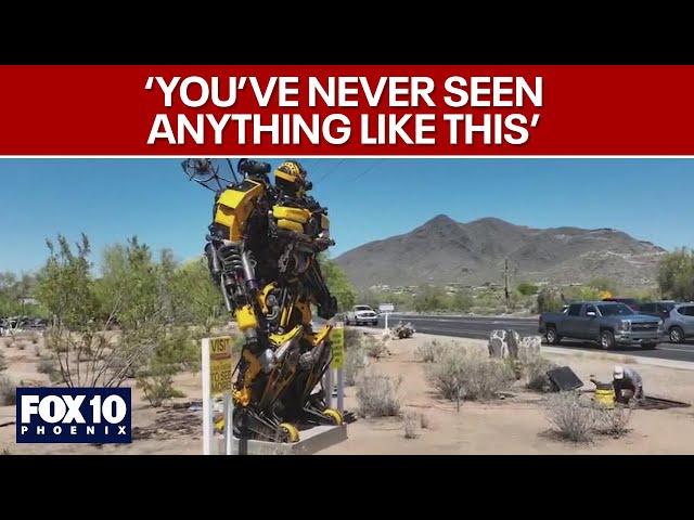 Bumblebee Transformer replica sparks buzz in Carefree | FOX 10 Phoenix