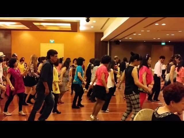 Amame video at Ng Jane D&D line dance party at SGCC