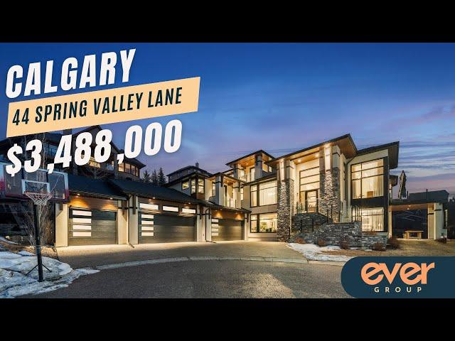 TOUR A $3,488,000 MANSION IN CALGARY | Luxury Real Estate Property Tour in Calgary by Ever Group