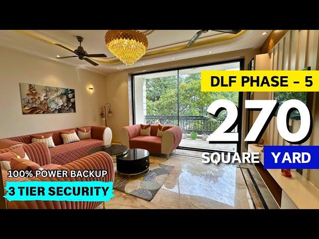 270 Sq Yard 4BHK Builder floor in DLF Phase - 5 Gurgaon | 3 Tier Security | Sabharwal Associates