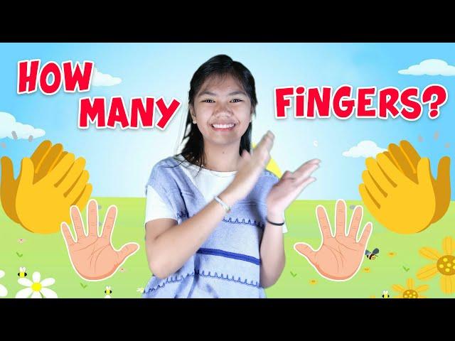 HOW MANY FINGERS with Actions and Lyrics NURSERY RHYMES  ACTION SONG FOR KIDS